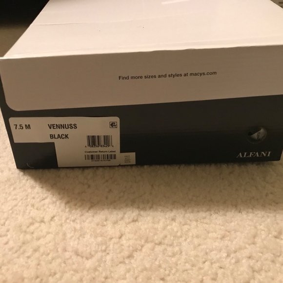 Black Alfani Boots 7.5M Brand NEW-Still in Box - Picture 4 of 7